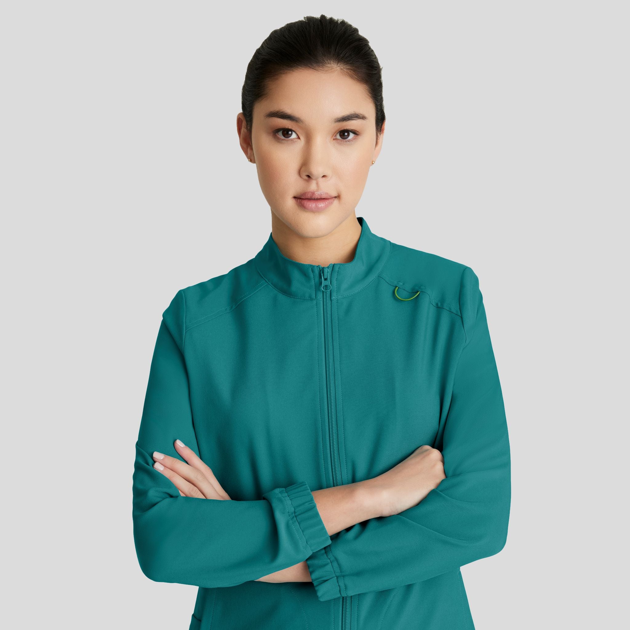 Virtue Warm-up Scrub Jacket | Teal