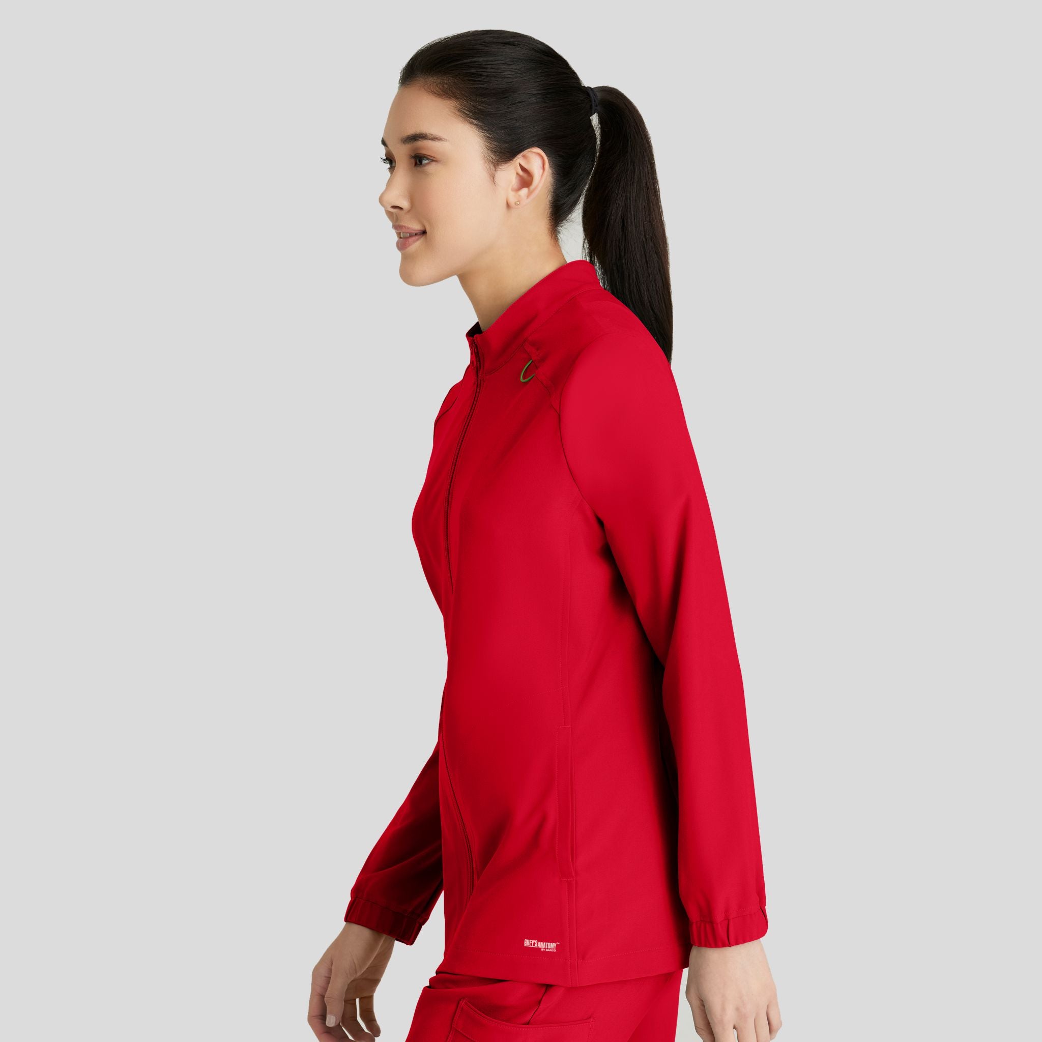 Virtue Warm-up Scrub Jacket | True Red