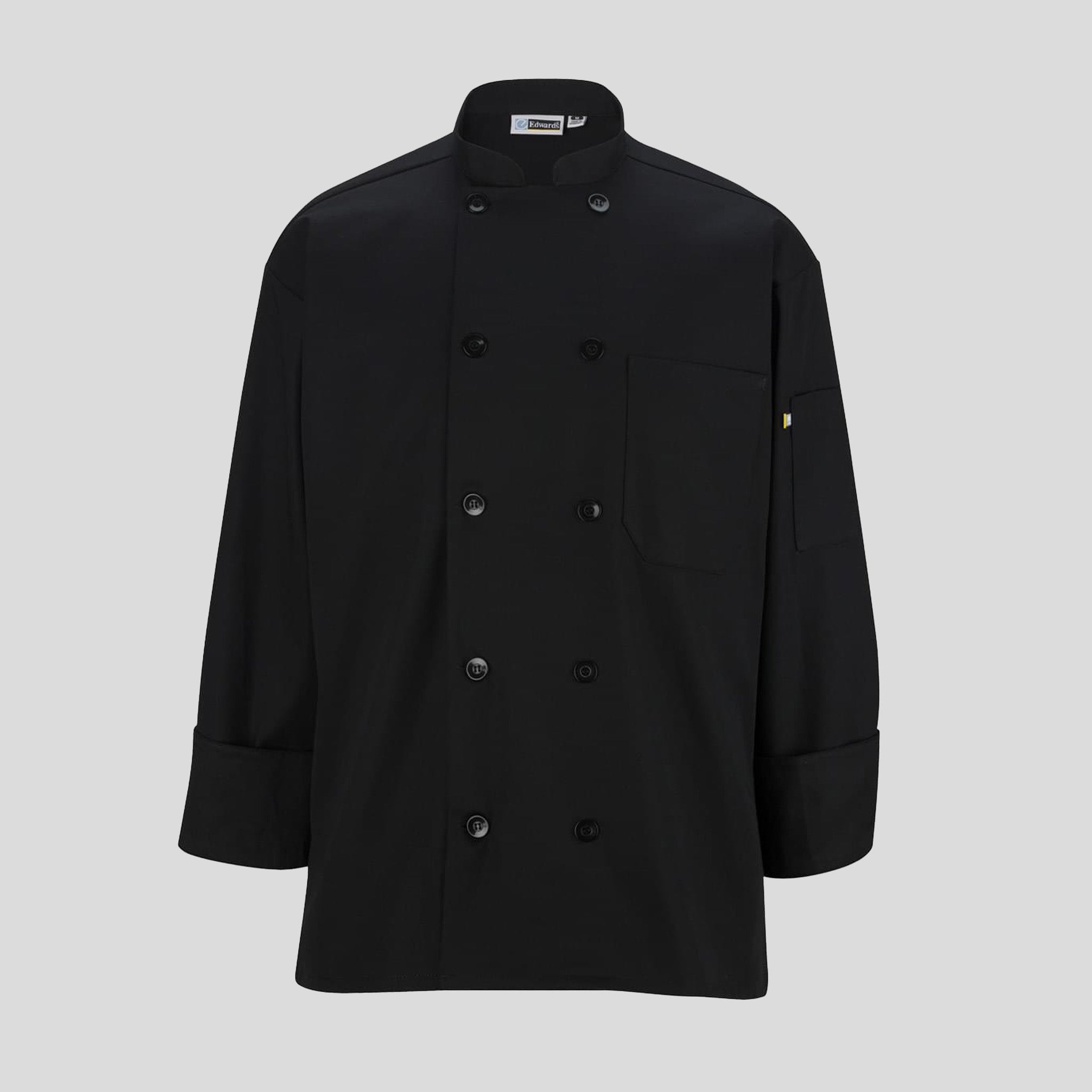 Classic Chef Coat - 10 Buttons | Black