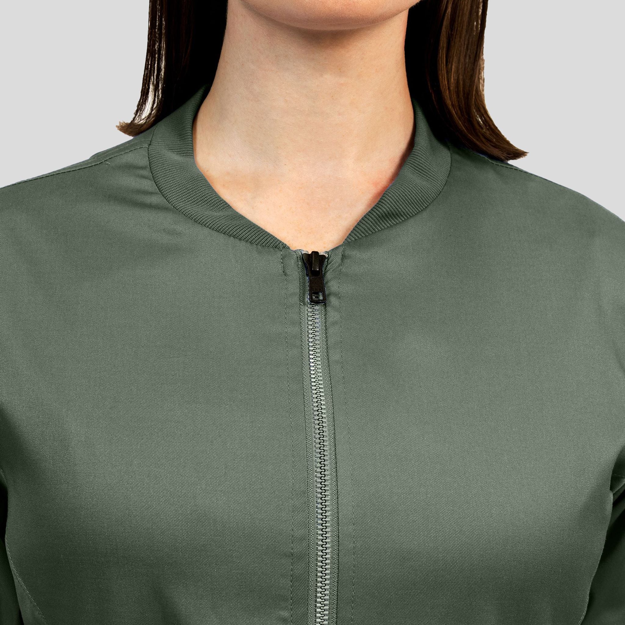 Womenβs Zip Jacket | Olive