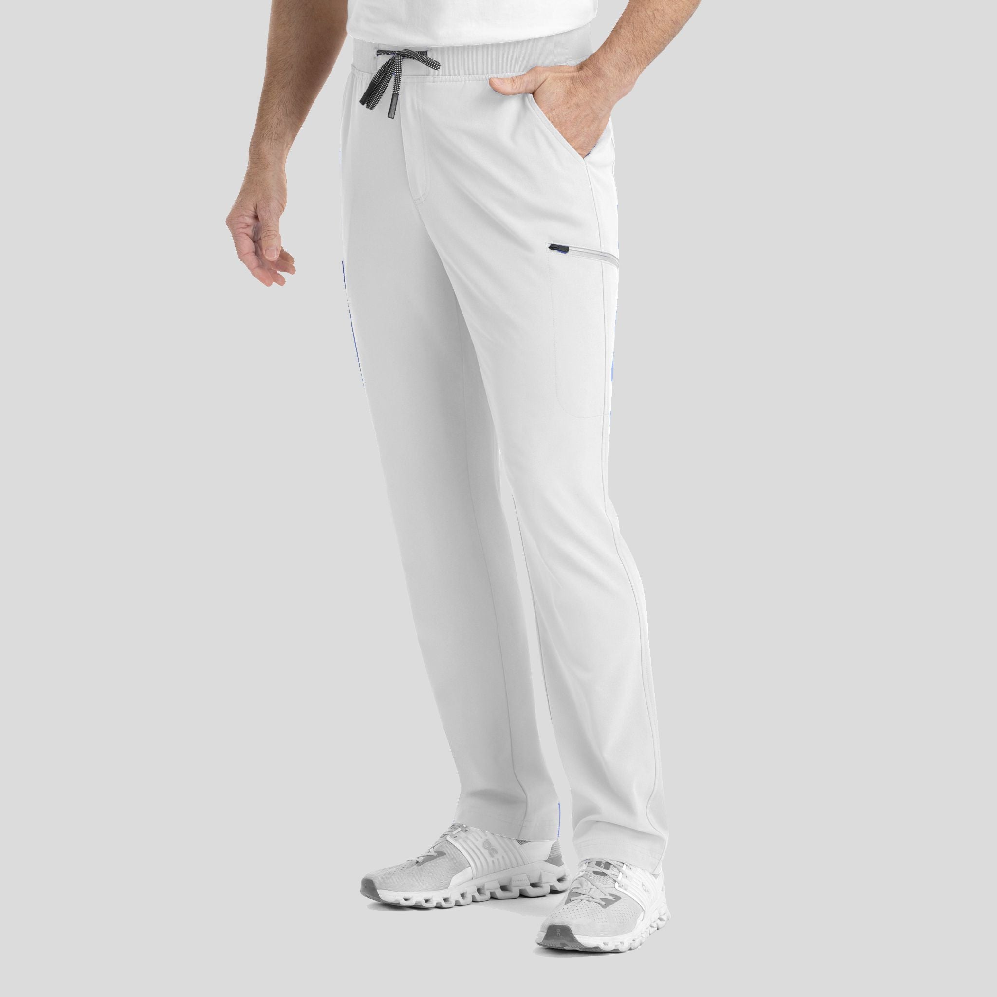 Men's Tapered Leg Pant | White