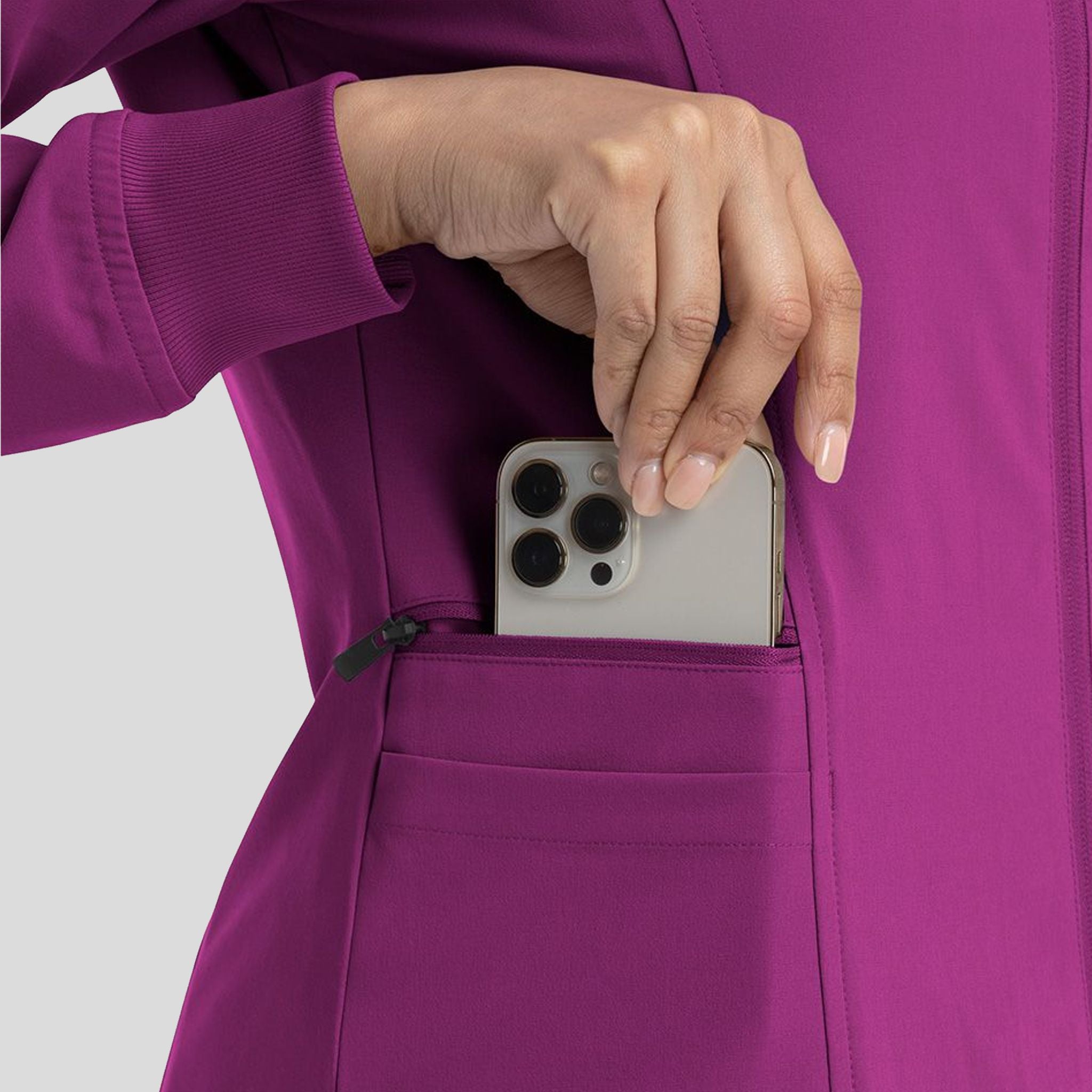 Womenβs Zip Jacket | Razzleberry