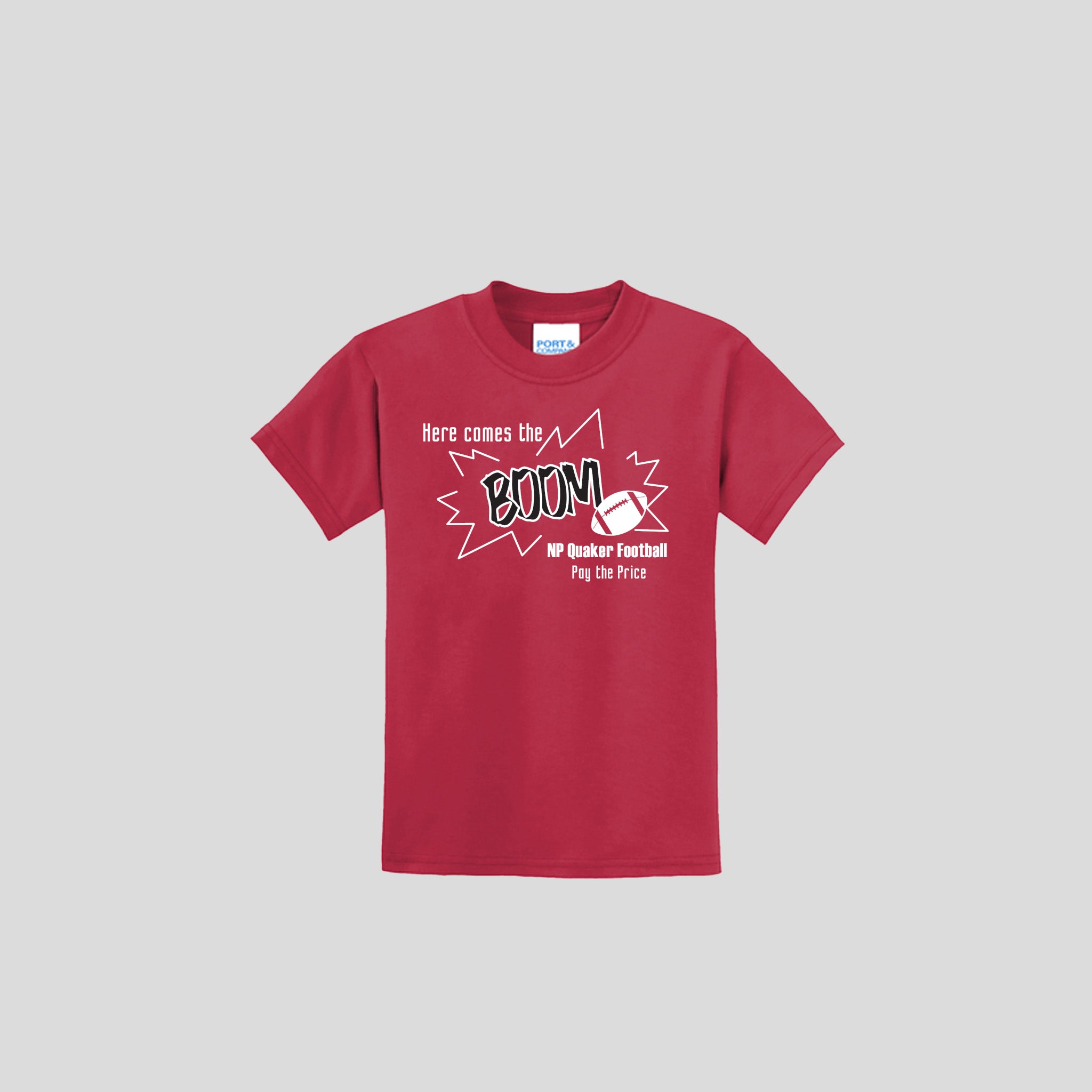 Youth Here Comes the Boom Core Blend Tee | Red