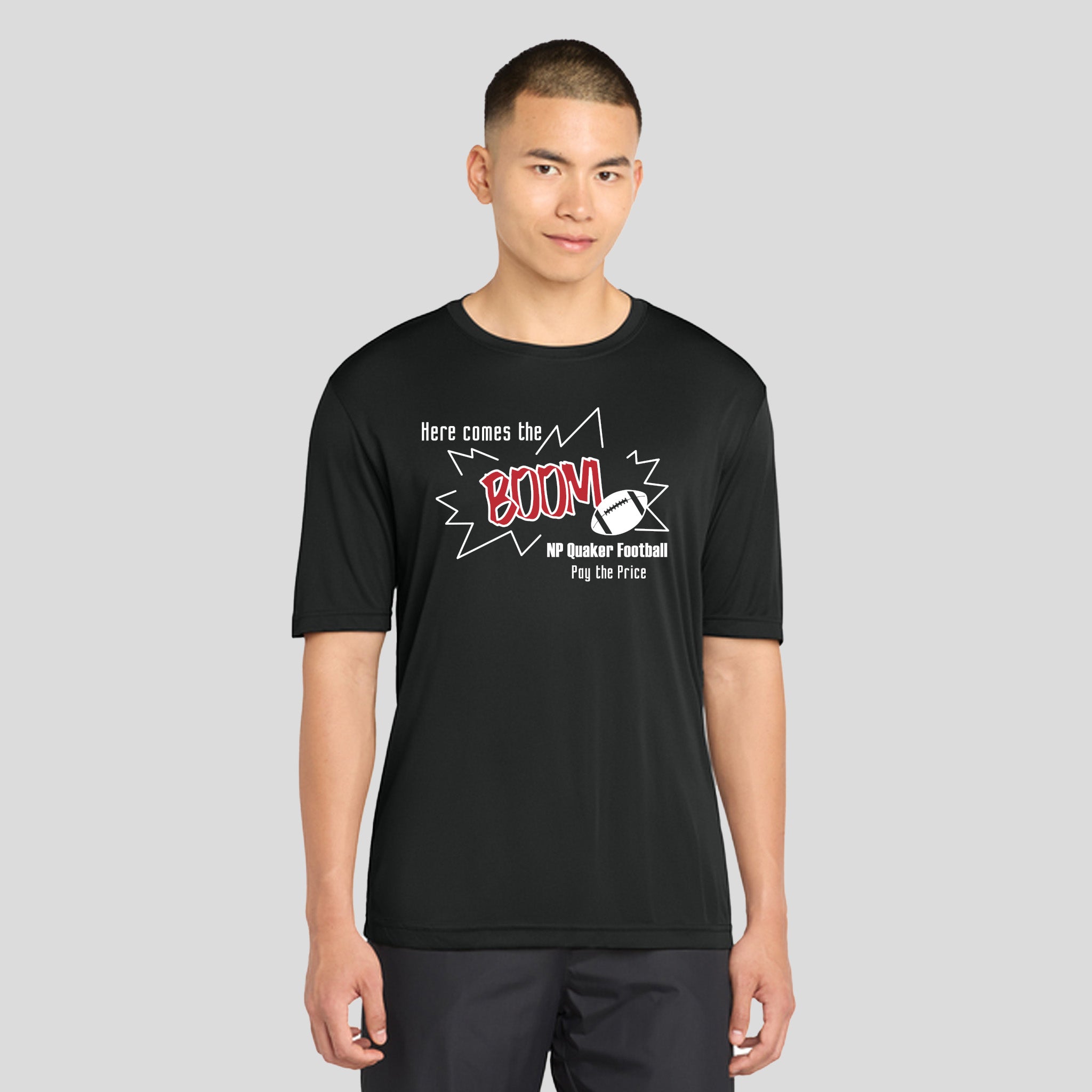 Here Comes the Boom Core Competitor Tee | Black