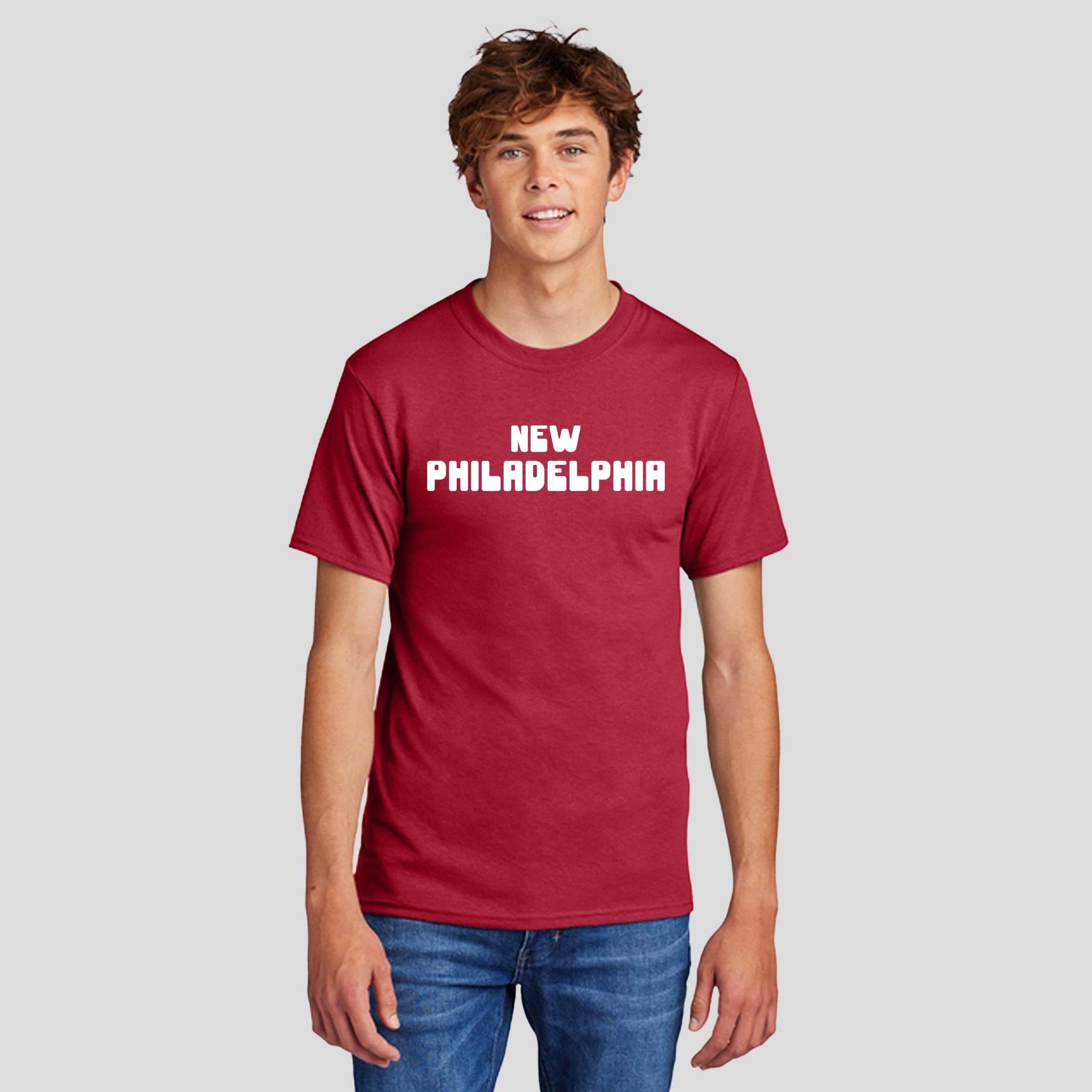 New Philadelphia Core Blend Tee | Red