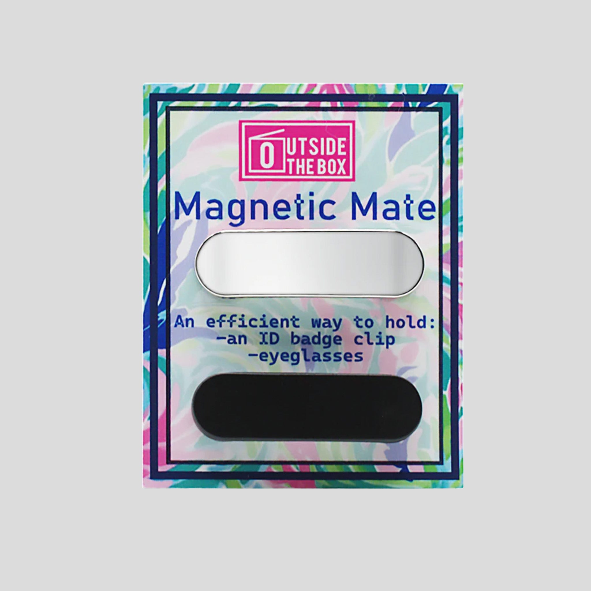 Magnetic Mates | Silver & Black