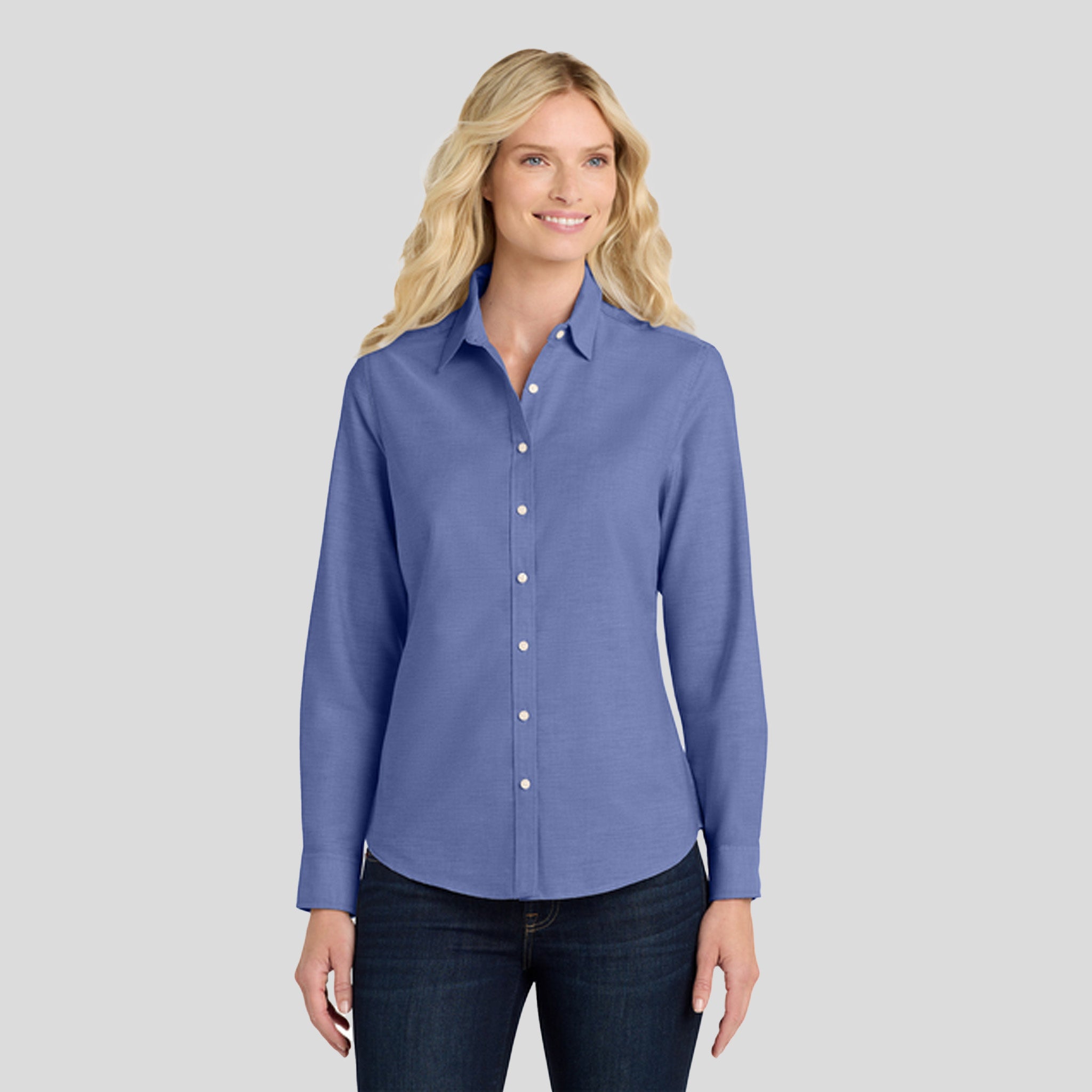 Women's SuperProโข Oxford Shirt | Navy