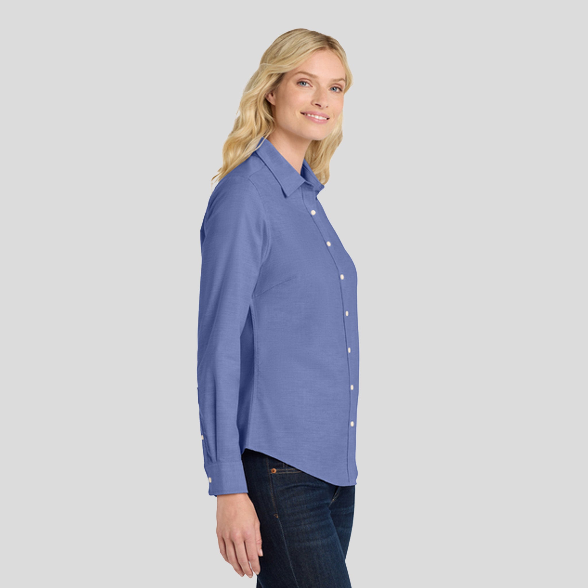 Women's SuperProโข Oxford Shirt | Navy