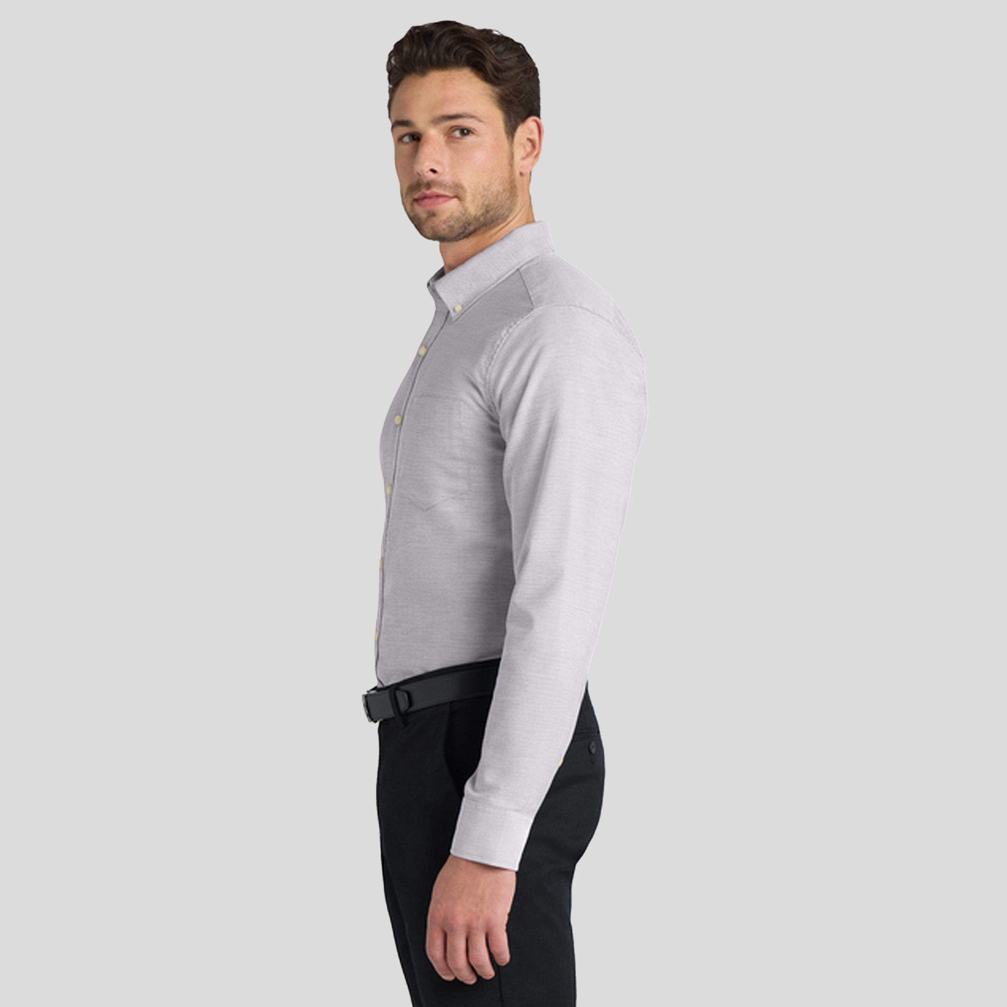 SuperProโข Oxford Shirt | Gusty Grey