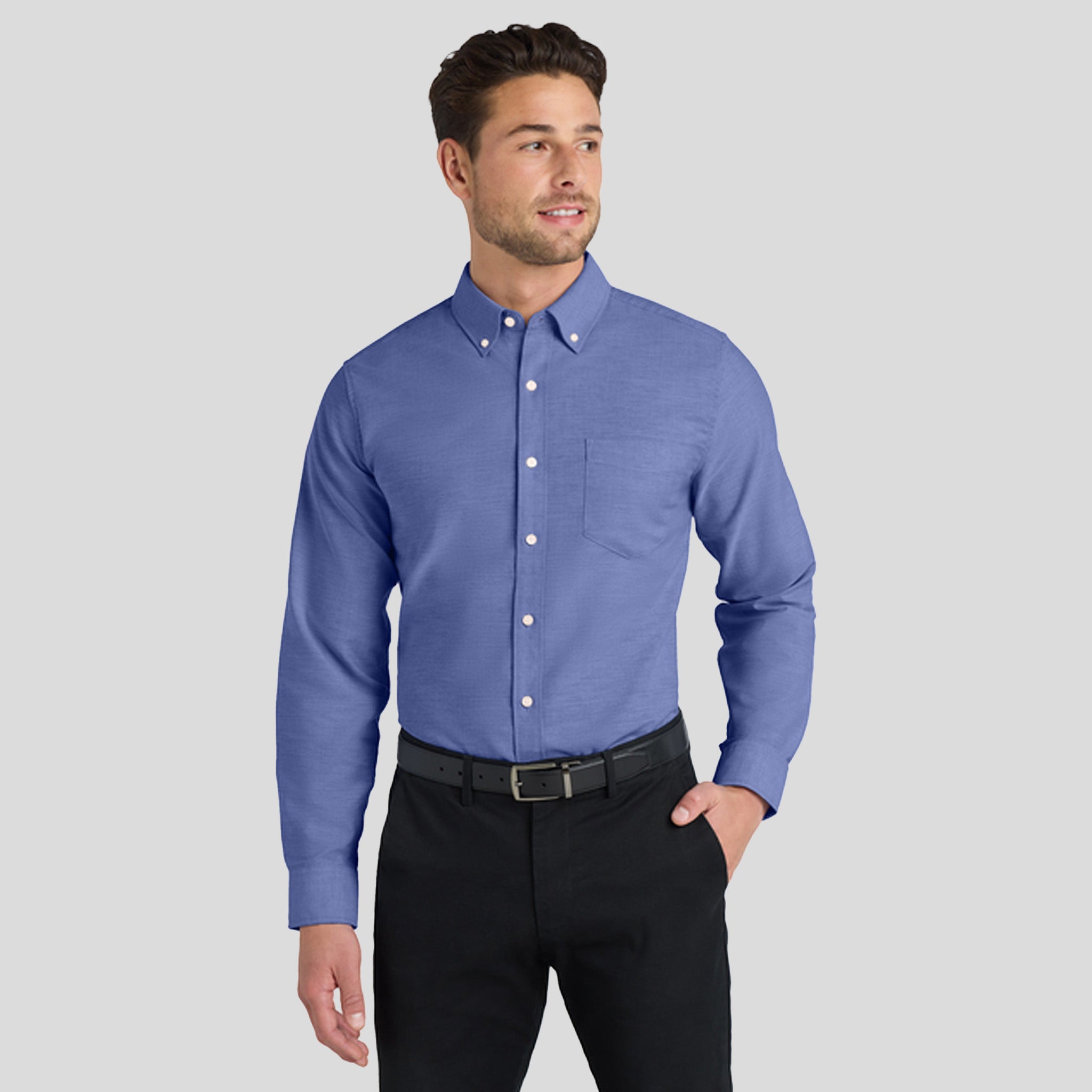 SuperProโข Oxford Shirt | Navy