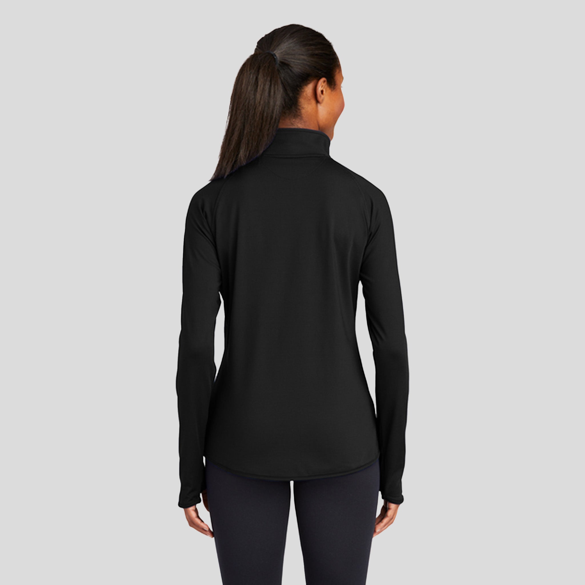 Women's Sport-Wickยฎ Stretch 1/4-Zip Pullover | Black