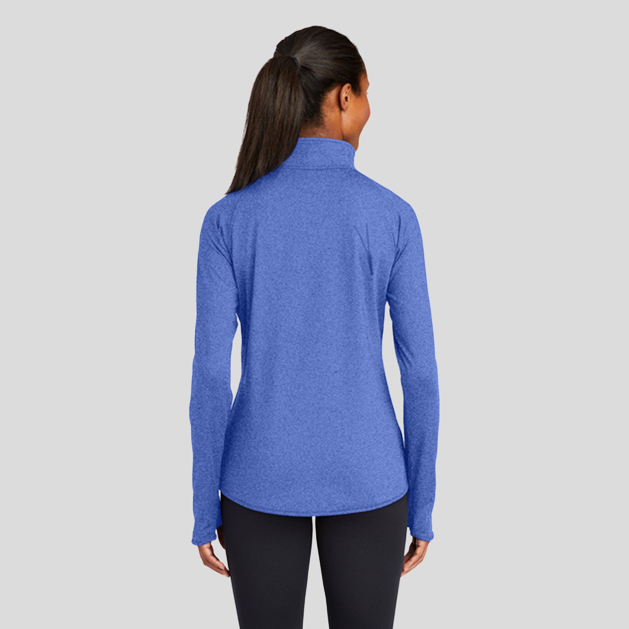 Women's Sport-Wickยฎ Stretch 1/4-Zip Pullover | True Royal Heather