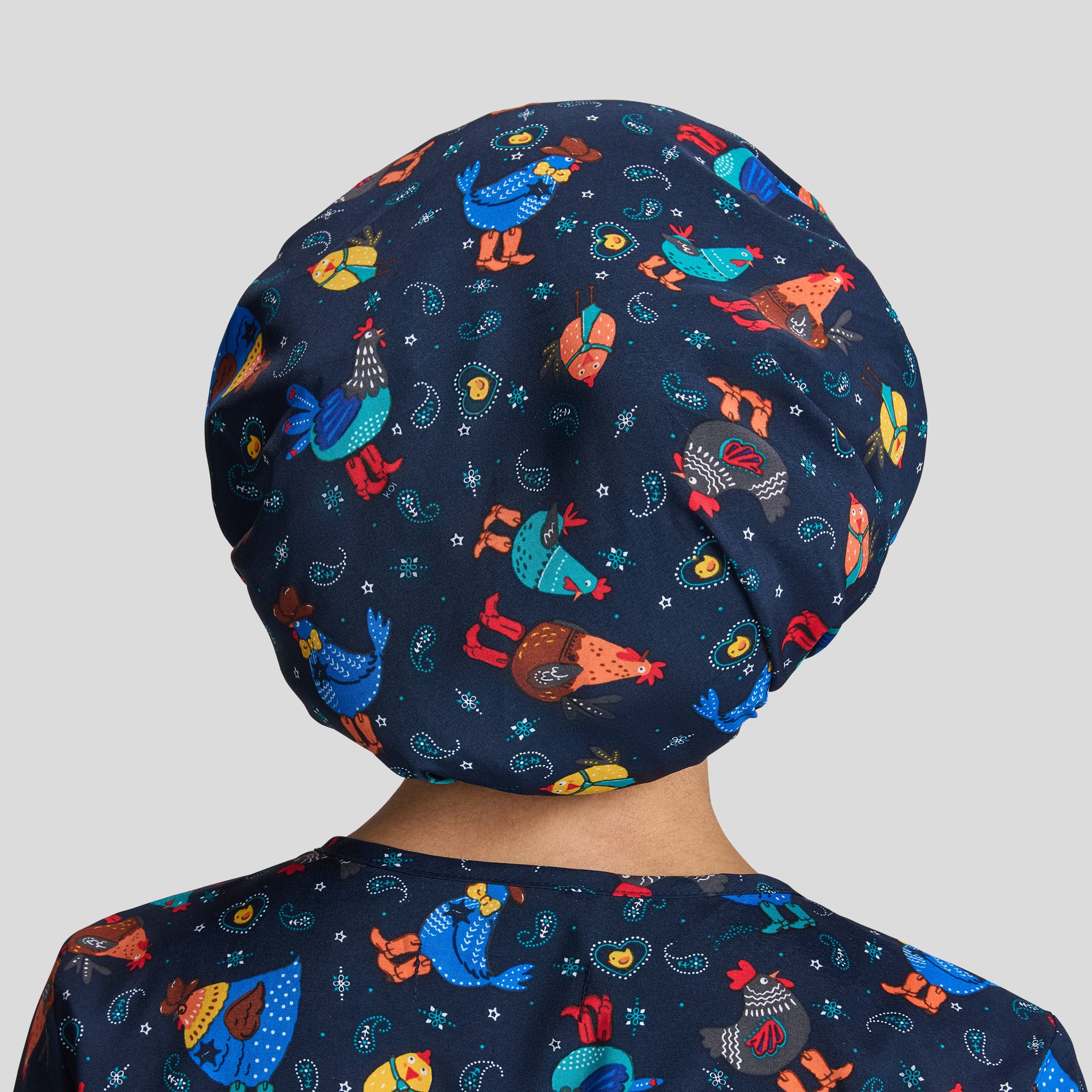 Cowboy Chicken Bouffant Cap