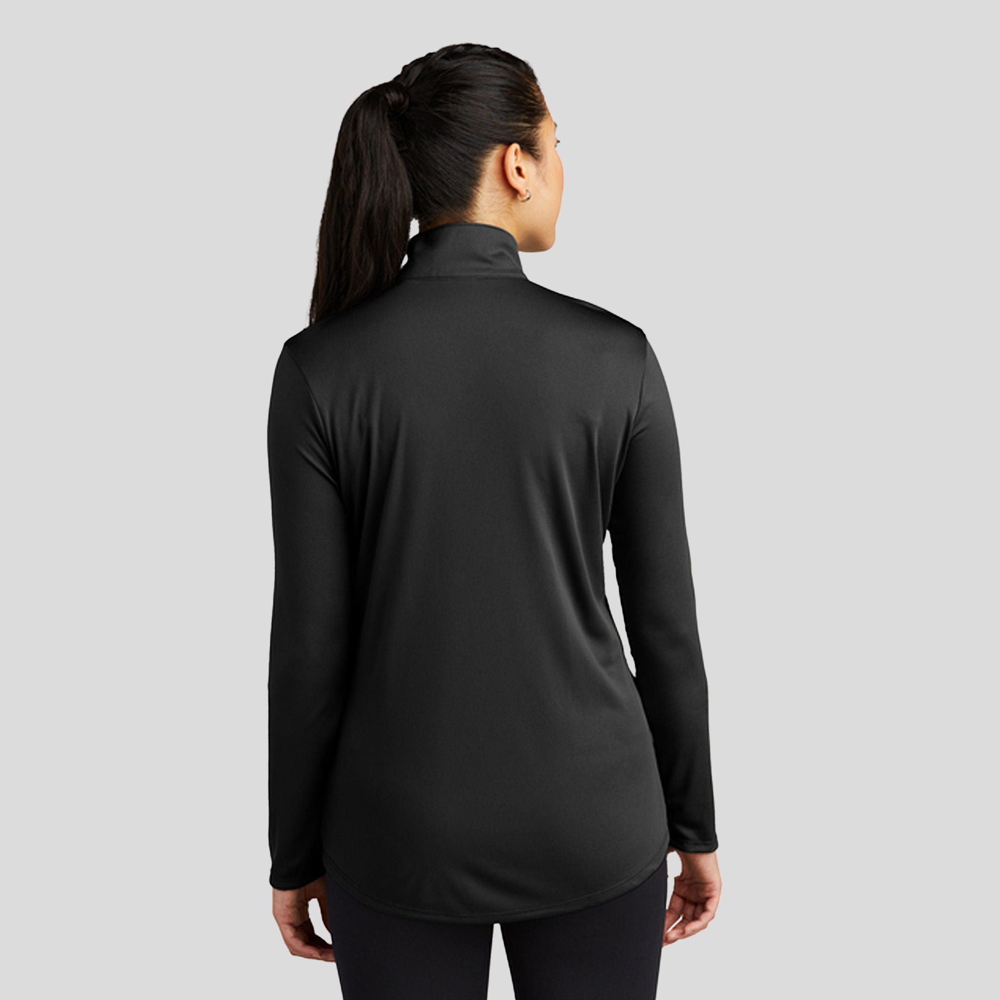 Women's PosiCharge® Competitor™ 1/4-Zip Pullover | Black