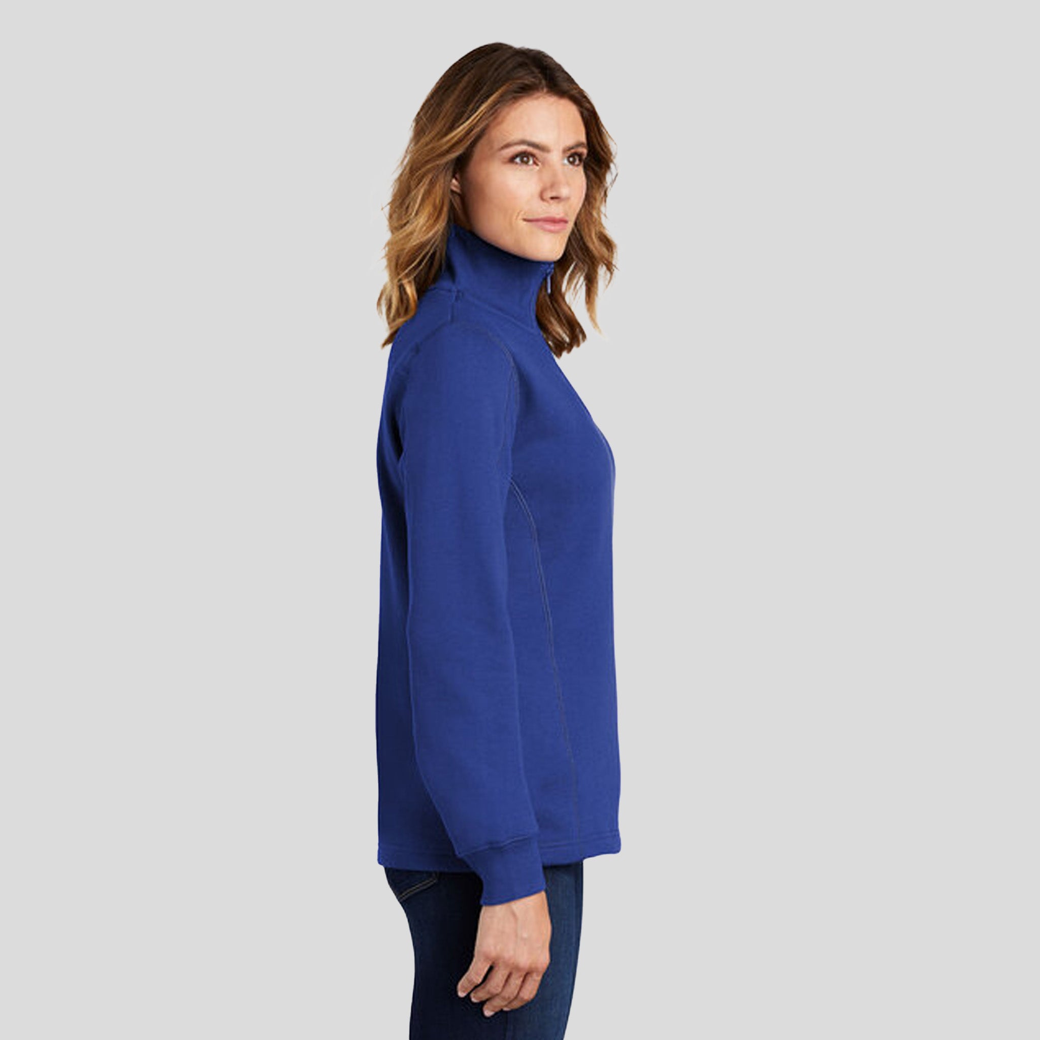 Women's 1/4-Zip Sweatshirt | Royal
