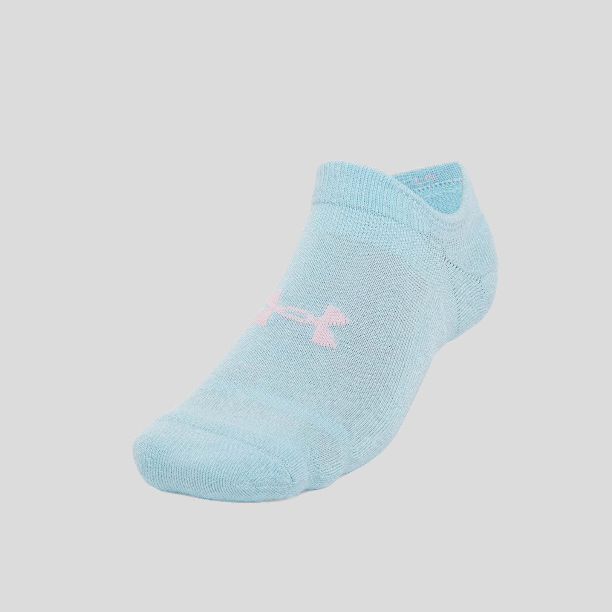 Unisex UA Essential Cushion 6-Pack No Show Socks | Pink Elixir/Prime Pink/Pink